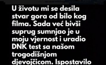 “U životu mi se desila stvar gora od bilo kog filma…”