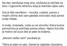 Služavka je prekinula vjenčanje – njena ispovijest je šokirala sve goste…