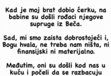 “Kad je moj brat dobio kćerku..”