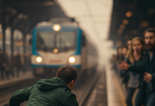 Muškarac je skočio na šine da spasi putnika koji je pao — i cijela stanica je zadržala dah!