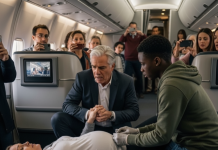 Kada se trudna supruga milionera srušila u vazduh i svi se uspaničili, poslednja osoba koja ju je mogla spasiti bio je 12-godišnji crnac koji je sedeo u ekonomskoj kabini.