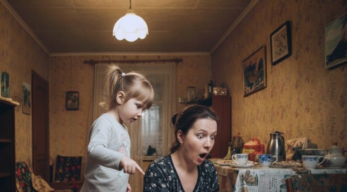 Moja šestogodišnja kćerka pomagala mi je da presvučem pelenu mojoj novorođenoj nećakinji. Odjednom je tiho upitala: „Mama, pogledaj… šta je ovo?“ Sagnula sam se niže i zaledila sam se… 😲😲😲