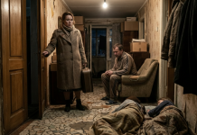 Upalila sam lampu drhtavim rukama i prizor me je natjerao da vrisnem – moja dvoje djece spavala su na golim pločicama, skvrčeni uz prljave čizme kao beskućnici, dok su iz dječje sobe dopirali 😱😨