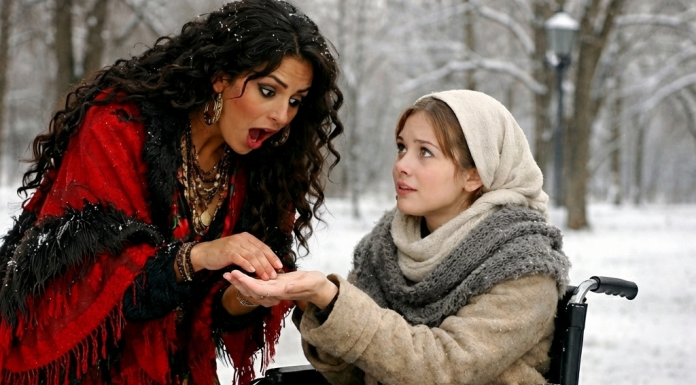 Ciganka je prišla do devojke u invalidskim kolicima i uzela joj ruku – od onoga što je videla, sve je postalo hladno iznutra… 😲😲😲