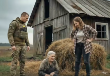 Vraćajući se s fronta, borac je pronašao majku zaključanu u vanjskoj zgradi, a njegova akcija protiv supruge šokirala je okrug……….. 😲😲😲