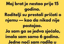 “Brat je nestao prije 15 godina a moji roditelji su prestali pricati o njemu kao da nikada nije ni postojao…”