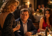 Žena je otkrila muževu prevaru, ali nije napravila skandal. Umjesto toga, na korporativnoj večeri ustala je i izrekla zdravicu koja je sve u dvorani ostavila u šoku… 😮