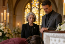 Na sprovodu moje kćeri, ljubavnica njezina muža nagnula se prema meni i šapnula: „Pobijedila sam“… Sve dok odvjetnik nije istupio naprijed i pročitao oporuku😕