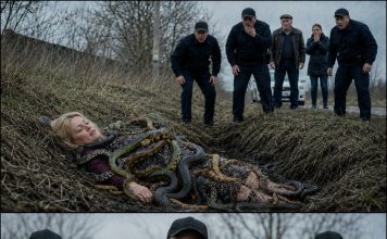 Ženu koja je ležala u kanalu obavijale su zmije. Čak su se i policajci bojali prići bliže. A trenutak kasnije svi su ostali šokirani onim što su vidjeli….😲😲😲