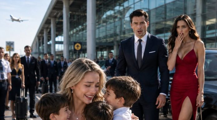 „Moj bivši muž milijarder sjeo je pored mene na letu samo da bi me ponizio… a onda, čim smo sletjeli, troje djece je istrčalo iz Bentleyja dozivajući me sa „mama“.